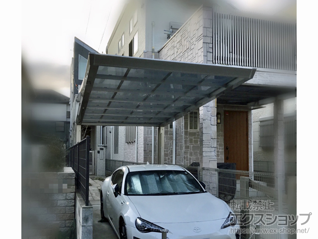 東京都杉並区ののカーポート マイポートNext 積雪〜20cm対応 施工例