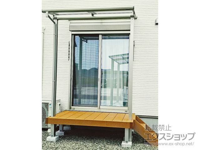 岐阜県美濃市ののウッドデッキ マージウッドデッキ 施工例