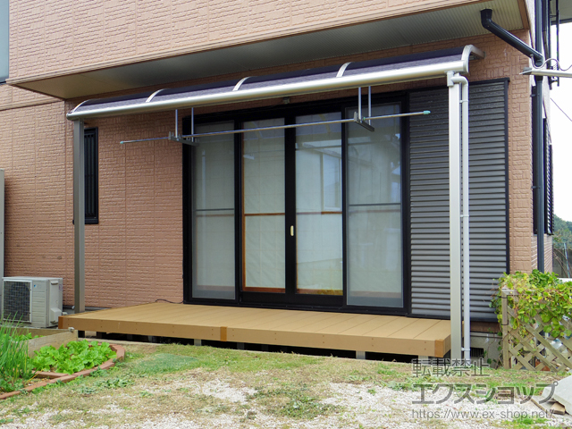 福岡県北九州市ののウッドデッキ リウッドデッキ 200 施工例