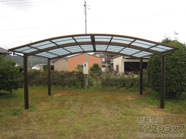 三重県津市のYKKAPのカーポート レイナツインポートグラン　積雪～20cm対応 施工例