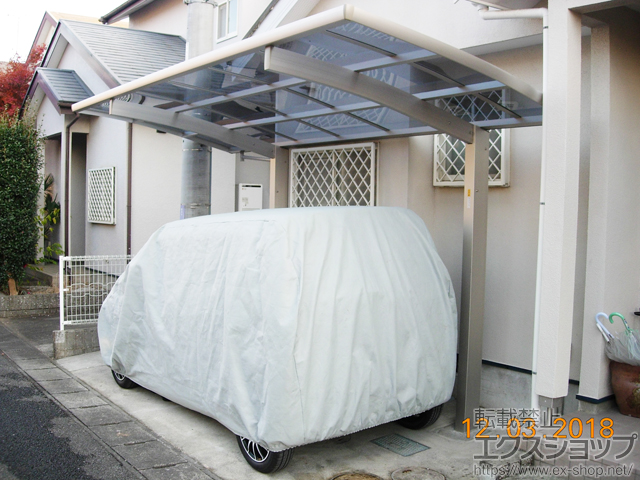 千葉県野田市ののカーポート レイナポートグラン　積雪〜20cm対応 施工例