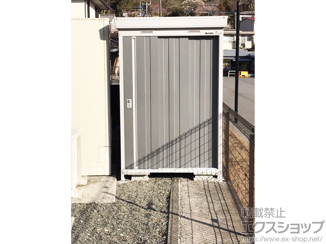 静岡県伊豆市のの物置・屋外倉庫 ネクスタ 一般型 1370×1790×2020 NXN-25CS-PG 施工例