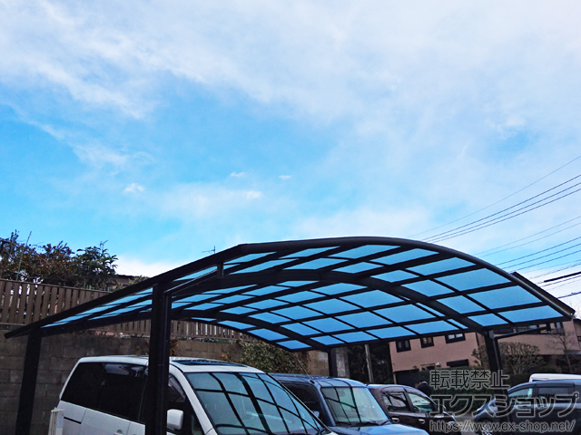 埼玉県川口市ののカーポート レイナツインポートグラン　積雪〜20cm対応 施工例