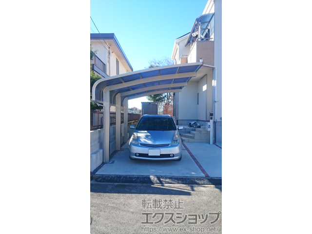 埼玉県桶川市ののカーポート レイナキャップポートグラン50 積雪〜50cm対応 施工例