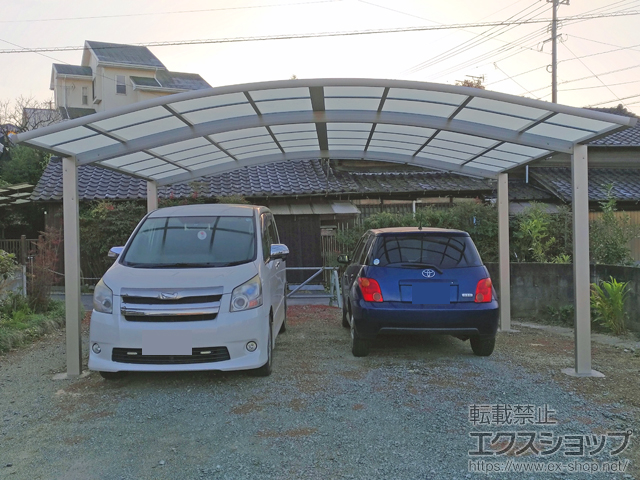 福岡県大牟田市ののカーポート レイナツインポートグラン　積雪〜20cm対応 施工例