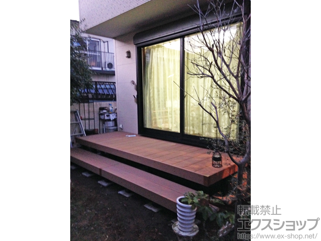 埼玉県新座市ののウッドデッキ リウッドデッキ 200 施工例