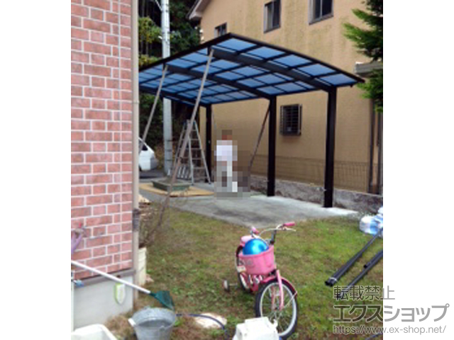 和歌山県橋本市ののカーポート レイナポートグラン 延長　積雪〜20cm対応 施工例