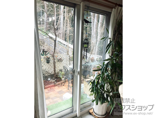 東京都青梅市のの二重窓（内窓） インプラス ダストバリア仕様 引違い窓 2枚建 施工例