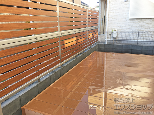 東京都小金井市ののウッドデッキ リウッドデッキ 200 施工例