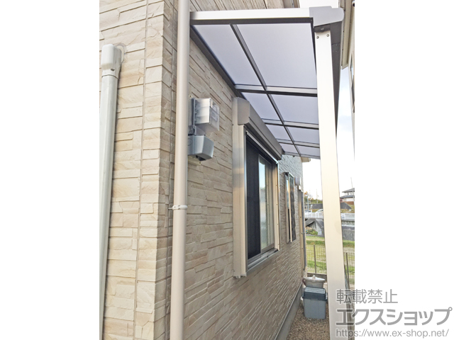 奈良県香芝市ののテラス屋根 スピーネ F型 テラスタイプ 単体 積雪〜20cm対応 施工例