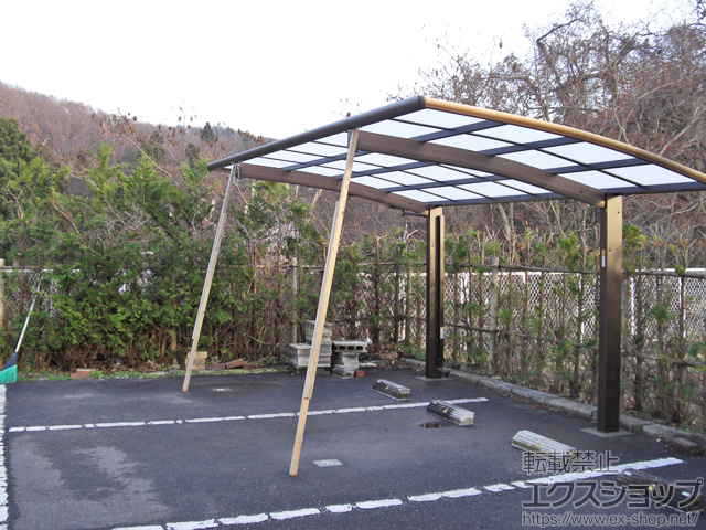 宮城県仙台市ののカーポート プレシオスポート 積雪〜20cm対応 施工例