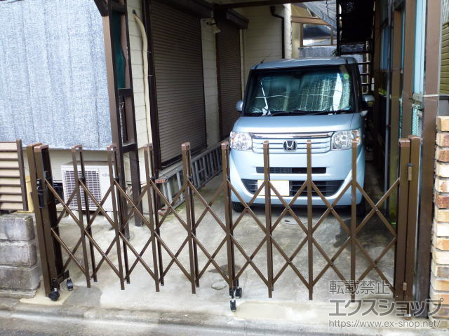 東京都日野市ののカーゲート トリップゲート RB型 ノンレール 片開き 27S 施工例