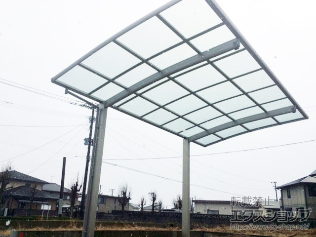 福岡県朝倉市ののカーポート レイナポートグラン　積雪〜20cm対応 施工例