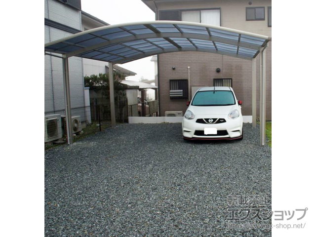 兵庫県丹波市ののカーポート レイナツインポートグラン　積雪〜20cm対応 施工例