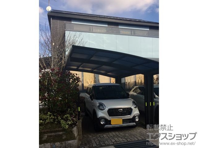 兵庫県神戸市ののカーポート プレシオスポート 積雪〜20cm対応 施工例