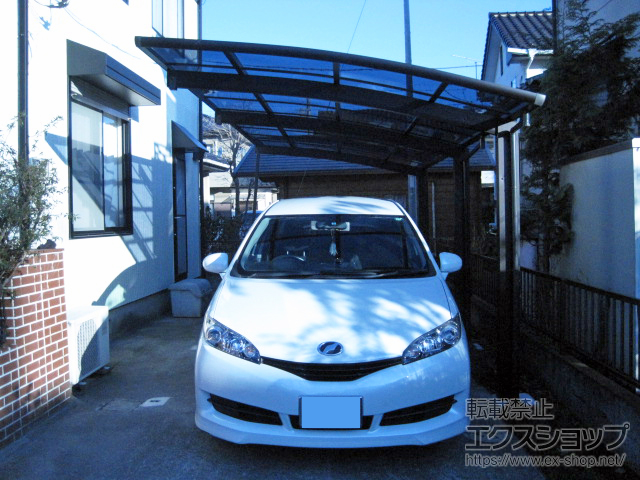 群馬県伊勢崎市ののカーポート レイナポートグラン 延長　積雪〜20cm対応 施工例