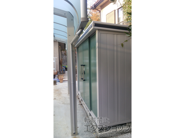 千葉県佐倉市のの物置・屋外倉庫 エルモ 積雪型 (LMDS-2911-EG) 施工例