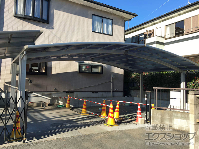 埼玉県春日部市ののカーポート レイナトリプルポートグラン　積雪〜20cm対応 施工例