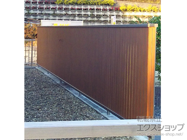 大分県大分市ののフェンス・柵 シャトレナ M2型 フリー支柱タイプ 施工例