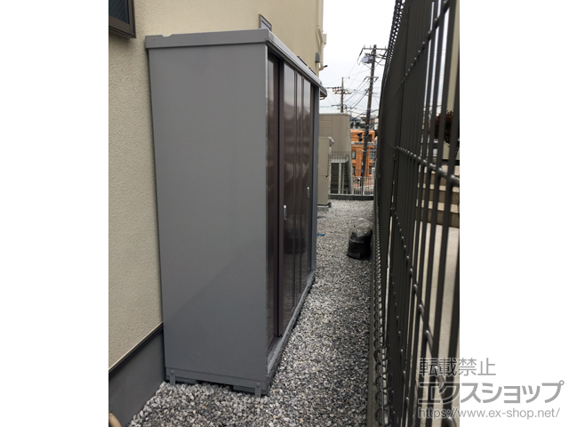 神奈川県横浜市のの物置・屋外倉庫 シンプリー 一般型 (MJX-196E-P-AR) 施工例