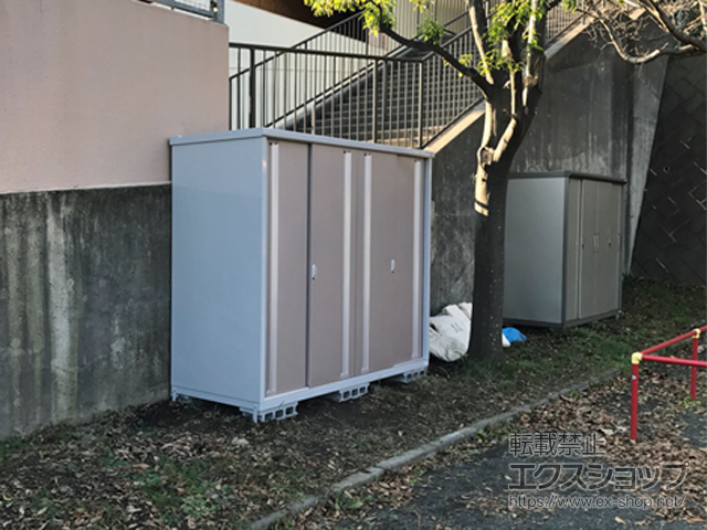 神奈川県横浜市のの物置・屋外倉庫 シンプリー 一般型 2160×905×1903 MJX-219E-AR 施工例