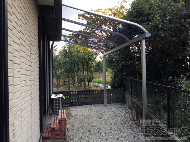愛知県稲沢市ののテラス屋根 ヴェクターテラス R型 テラスタイプ 単体 積雪〜20cm対応 施工例