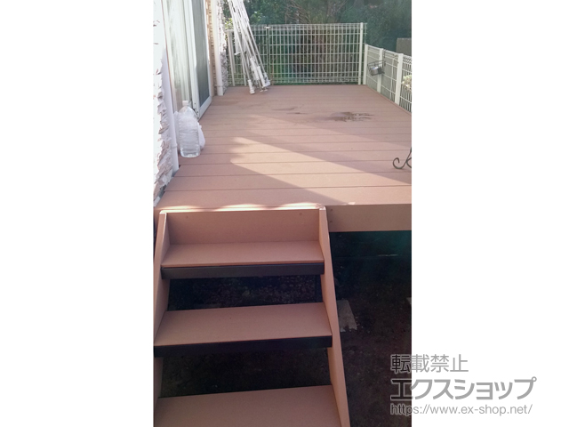 千葉県市川市ののウッドデッキ マージウッドデッキ 施工例