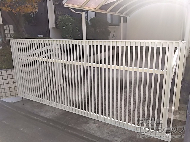 東京都狛江市ののカーゲート オーバードアS2型 手動式 施工例