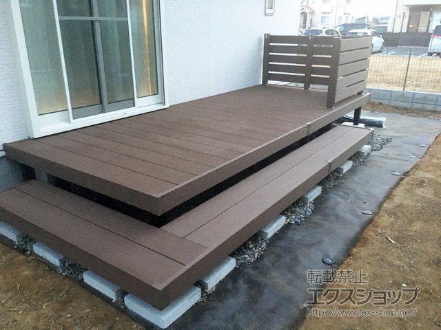 千葉県木更津市ののウッドデッキ リウッドデッキ 200 施工例