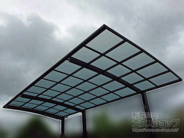 茨城県常陸太田市ののカーポート レイナポートグラン 延長　積雪〜20cm対応 施工例