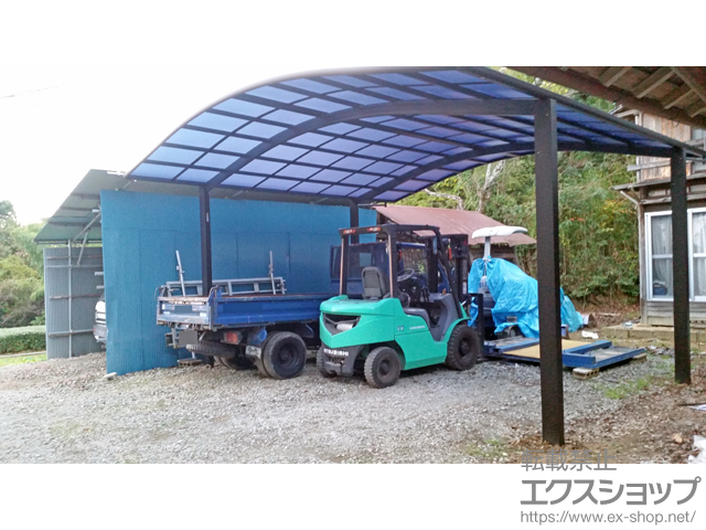 静岡県掛川市ののカーポート レイナツインポートグラン　積雪〜20cm対応 施工例