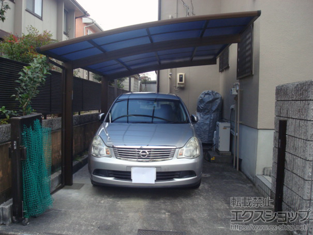 岐阜県多治見市ののカーポート プレシオスポート 積雪〜20cm対応 施工例