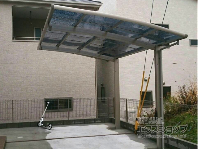 広島県広島市ののカーポート レイナポートグラン　積雪〜20cm対応 施工例