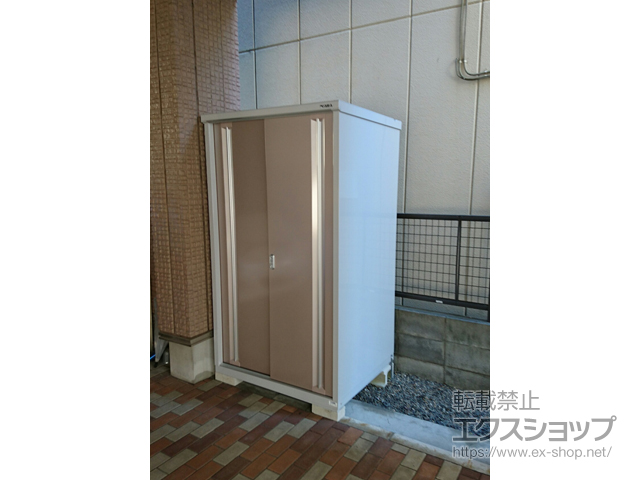 東京都江東区のの物置・屋外倉庫 シンプリー 一般型 1100×905×1903 MJX-119E-AR 施工例