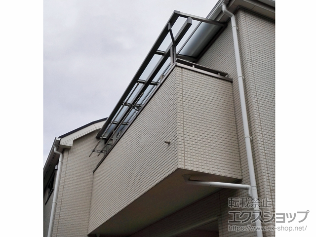 東京都新宿区ののバルコニー・ベランダ屋根 スピーネ F型 屋根タイプ 単体 積雪〜20cm対応 施工例