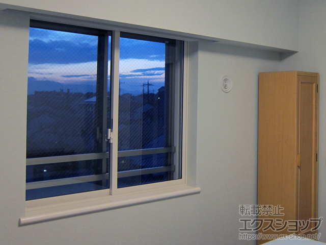 神奈川県横浜市のの二重窓（内窓） インプラス ダストバリア仕様 引違い窓 2枚建 施工例