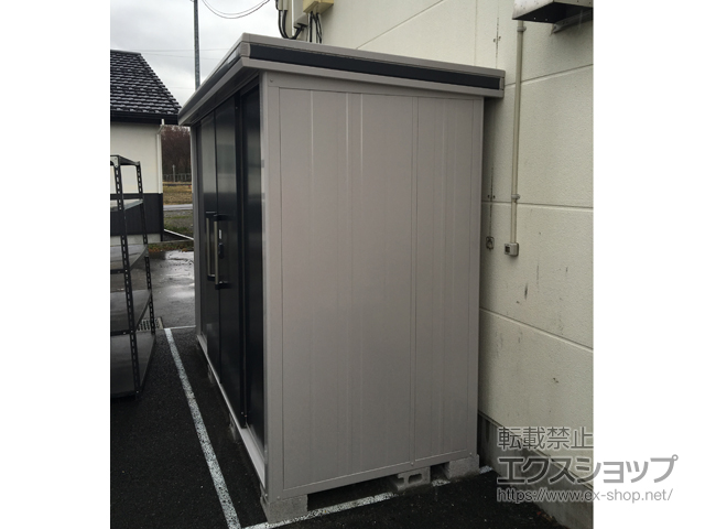 長野県松本市のの物置・屋外倉庫 エルモ 積雪型 2920×1170×2121 LMDS-2911-SM 施工例
