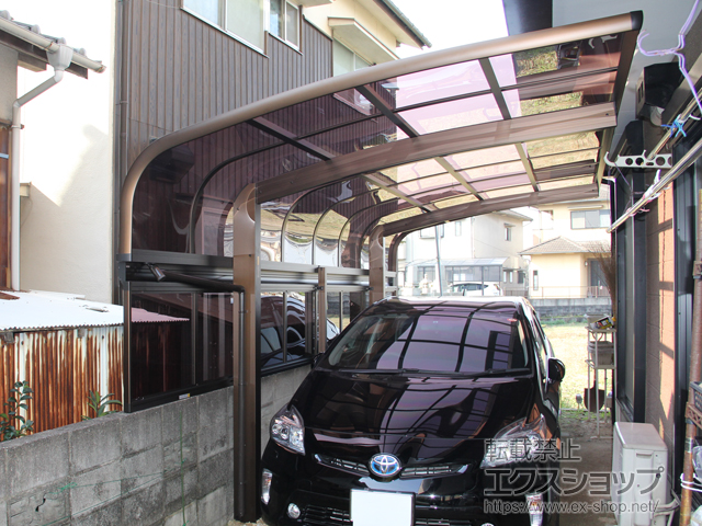 兵庫県揖保郡太子町ののカーポート レイナキャップポートグラン　積雪〜20cm対応 施工例