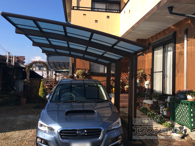 愛知県一宮市ののカーポート レイナポートグラン50 積雪〜50cm対応 施工例