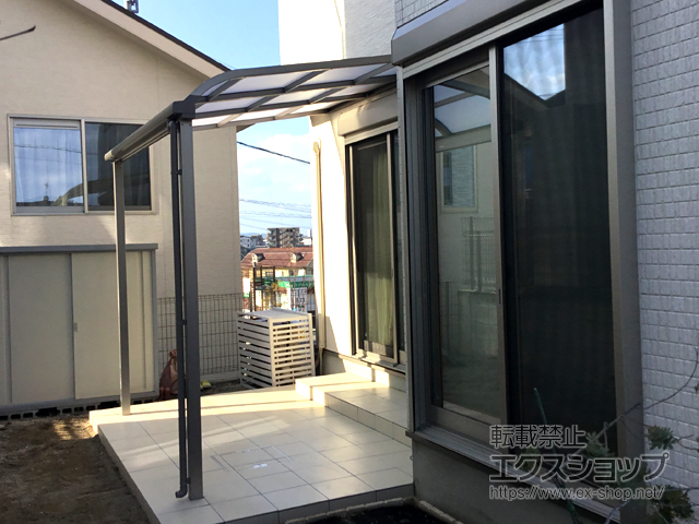 福岡県福岡市ののテラス屋根 スピーネ R型 テラスタイプ 単体 積雪〜20cm対応 施工例