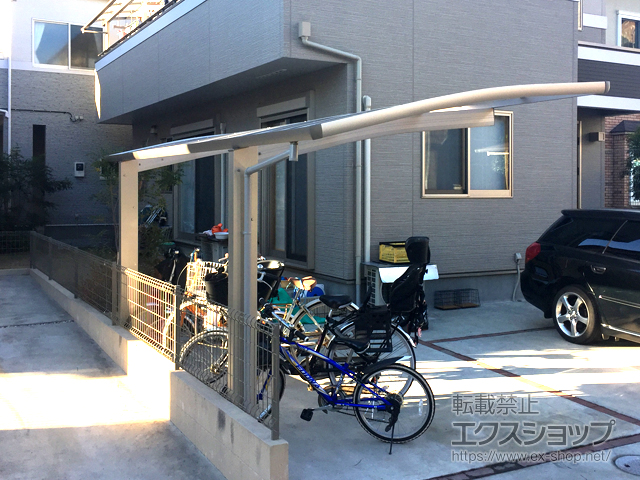 千葉県松戸市ののサイクルポート・駐輪場 レイナポートグランミニ 積雪〜20cm対応 施工例