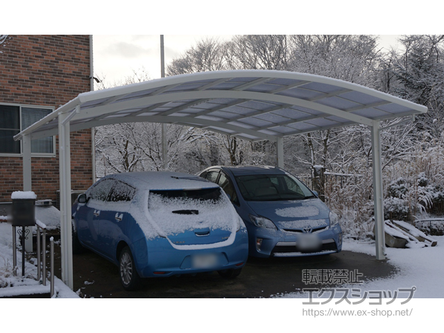 宮城県黒川郡大郷町ののカーポート レイナツインポートグラン　積雪〜20cm対応 施工例