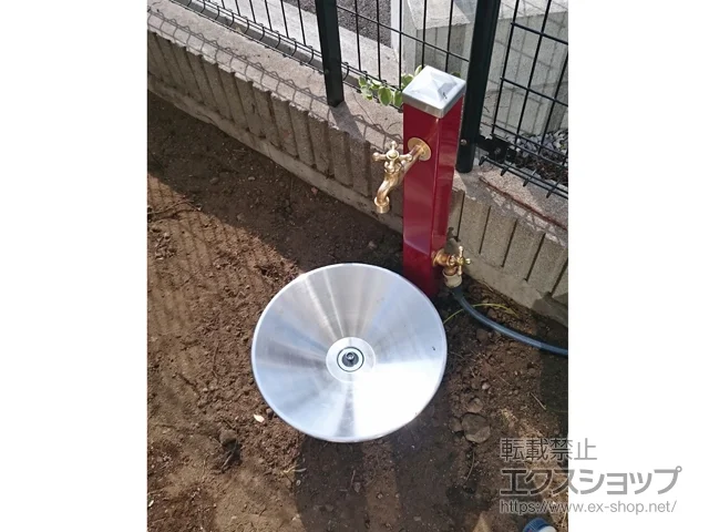 神奈川県所沢市のユニソン(UNISON)の立水栓・ガーデンシンク・水栓柱 スプレスタンド70 施工例