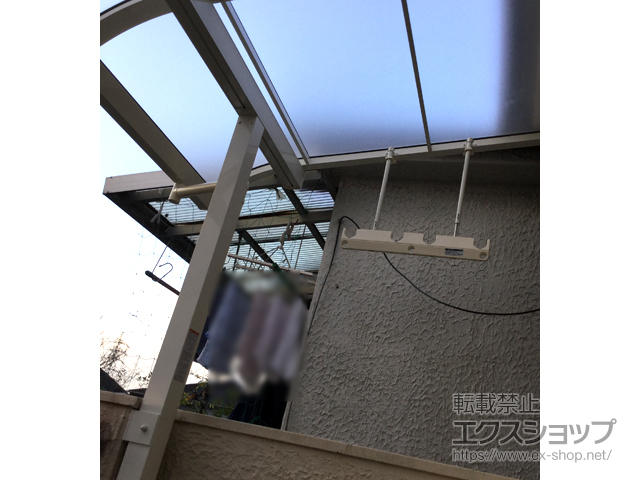 大阪府和泉市ののバルコニー・ベランダ屋根 スピーネ R型 屋根タイプ 単体 積雪〜20cm対応 施工例