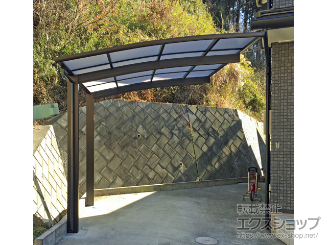 東京都町田市ののカーポート プレシオスポート 積雪〜20cm対応 施工例