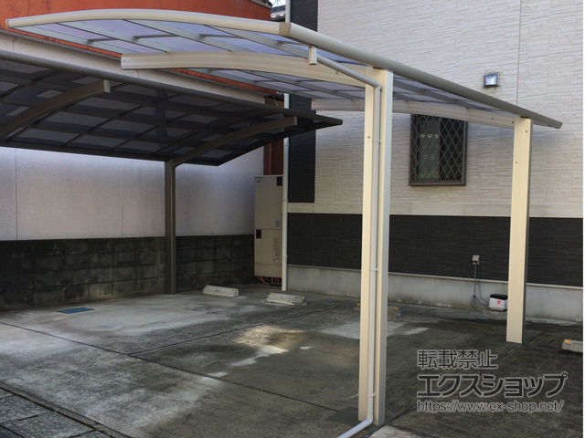 福岡県八女郡広川町ののカーポート プレシオスポート 積雪〜20cm対応 施工例