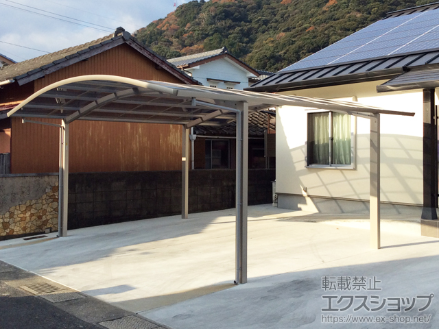 宮崎県延岡市ののカーポート レイナツインポートグラン　積雪〜20cm対応 施工例