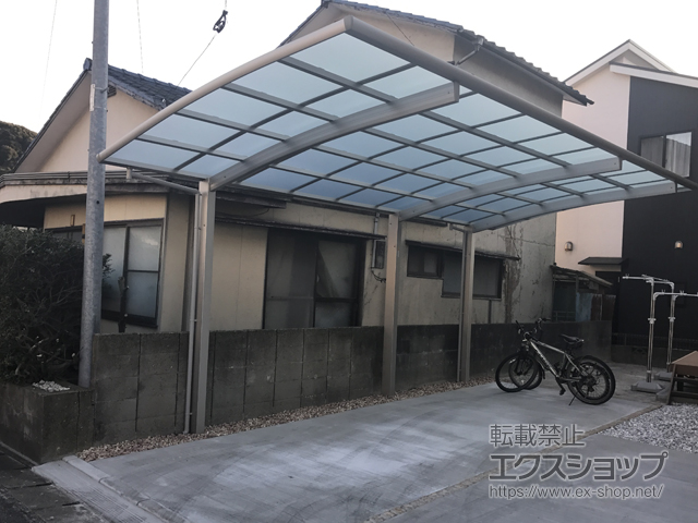 福岡県福岡市ののカーポート レイナポートグラン 延長　積雪〜20cm対応 施工例