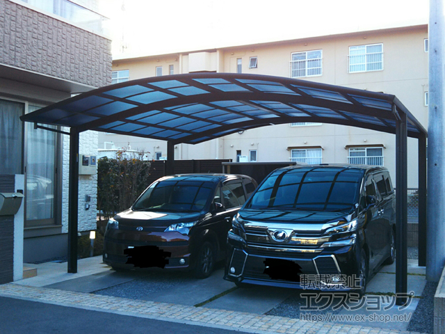 静岡県三島市ののカーポート レイナツインポートグラン　積雪〜20cm対応 施工例