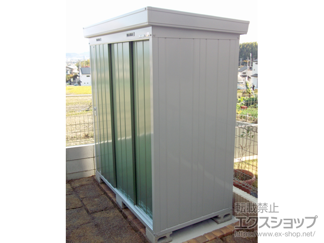 京都府長岡京市のの物置・屋外倉庫 ネクスタ 一般型 1790×950×2020 NXN-17S-OG 施工例